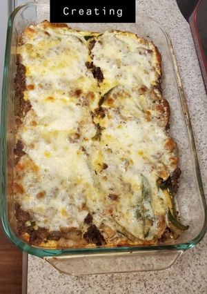 A picture of Philly Cheesesteak Casserole.