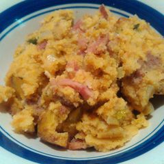 A picture of LadyIncognito's Homestyle Cornbread Dressing.