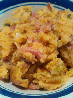 A picture of LadyIncognito's Homestyle Cornbread Dressing.
