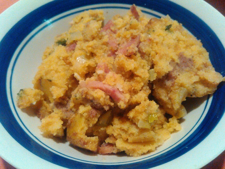 Easy Steps to Prepare LadyIncognito&amp;#39;s Homestyle Cornbread Dressing the So Delicious Tasty