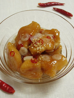 A picture of Nanban Sauce Simmered Chicken Breast Sauté.