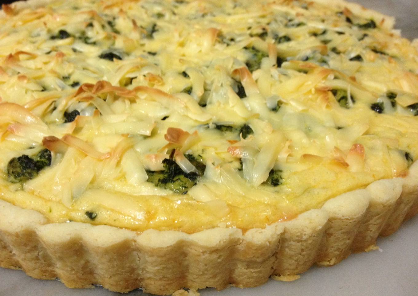 Chicken & Spinach Quiche