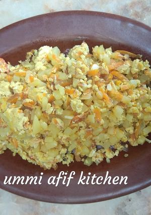 Foto resep Orak arik telur sayur