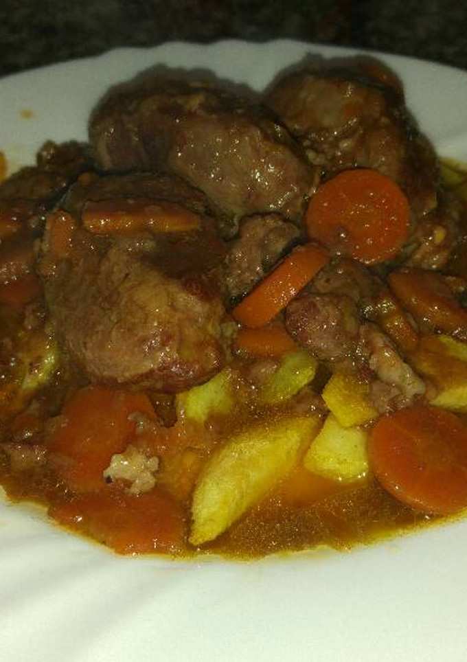 Una foto de Carrillada de cerdo