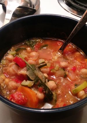 A picture of Minestrone Soup.