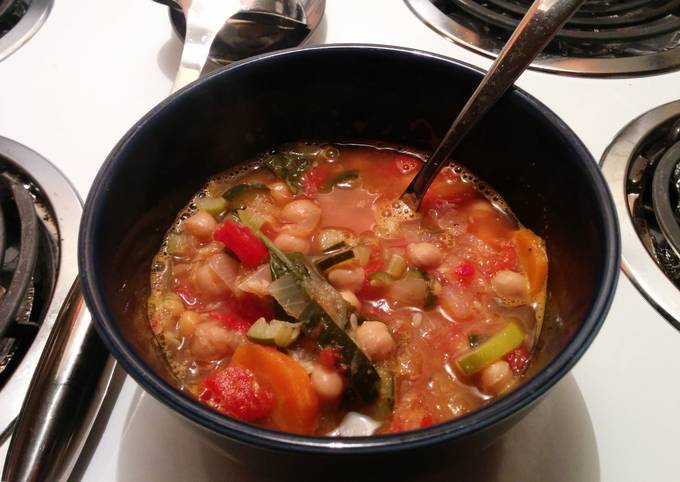 Steps to Prepare Super Quick Homemade Minestrone Soup