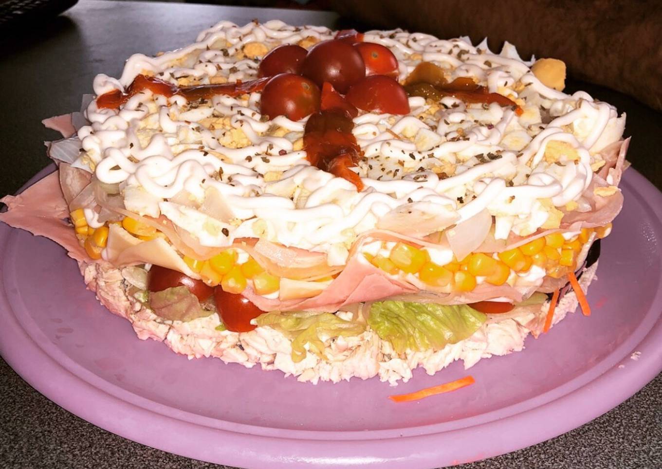 Pastel/Tarta salada!🥙