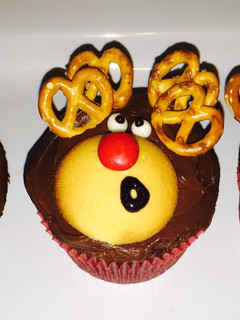A picture of Reindeer Cupcakes.