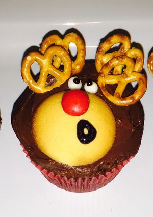 A picture of Reindeer Cupcakes.