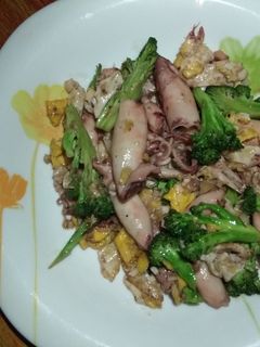 Foto resep Tumis cumi asin brokoli