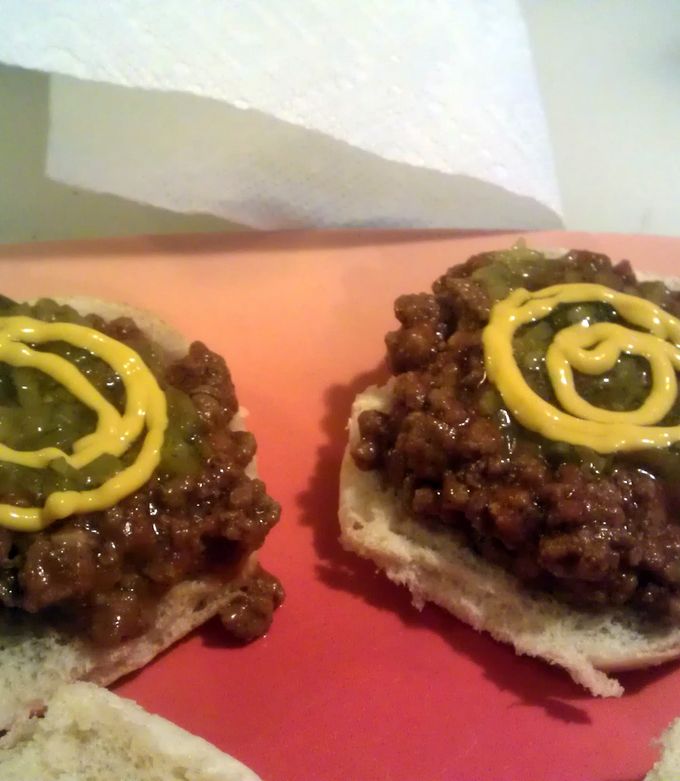 A picture of Rachael Ray's Super Sloppy Joes.
