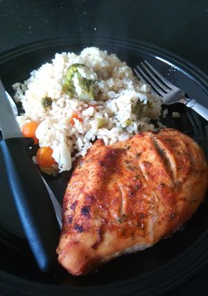 A picture of Chicken Breast with Honey - Oven Cooked.