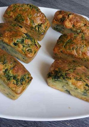 Une photo de Cake epinard jambon chevre
