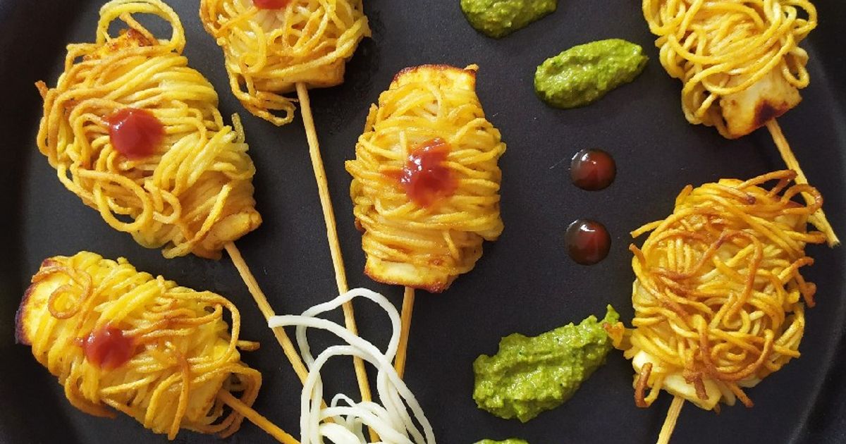 Noodles Threaded Paneer Recipe By Madhvi Srivastava