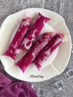 Foto resep Es lilin Buah Naga Yoghurt