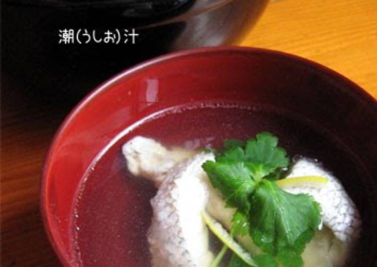 Recipe of Favorite Ushio-jiru: My Favorite Clear Soup