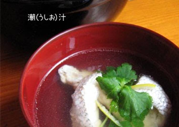 Saturday Fresh Ushio-jiru: My Favorite Clear Soup