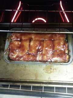 A picture of Bbq bacon meatloaf.
