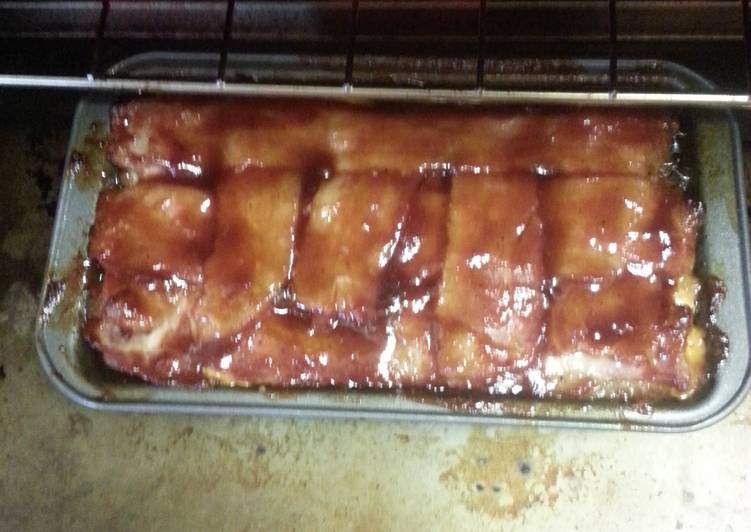 Simple Way to Prepare Quick Bbq bacon meatloaf