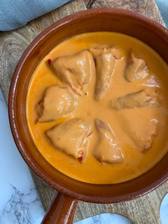 Una foto de Pimientos del piquillo rellenos de atún
