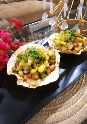 A picture of Papad Katori Chaat.