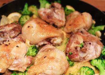 How To Making Recipe Creamy Lemon Garlic Chicken Most Delicious