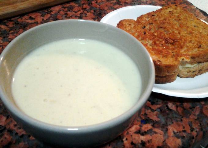 Steps to Prepare Quick Creamy Potato Leek Soup