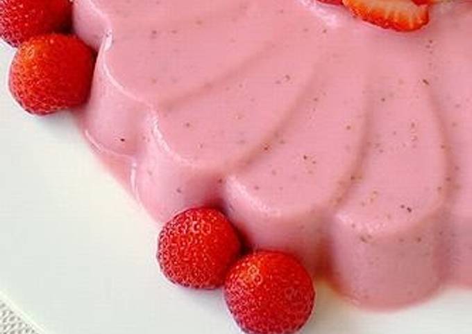 Steps to Make Eric Ripert Strawberry Yogurt Jello