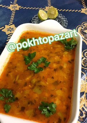 عکسی از دستور سوپ سبزیجات