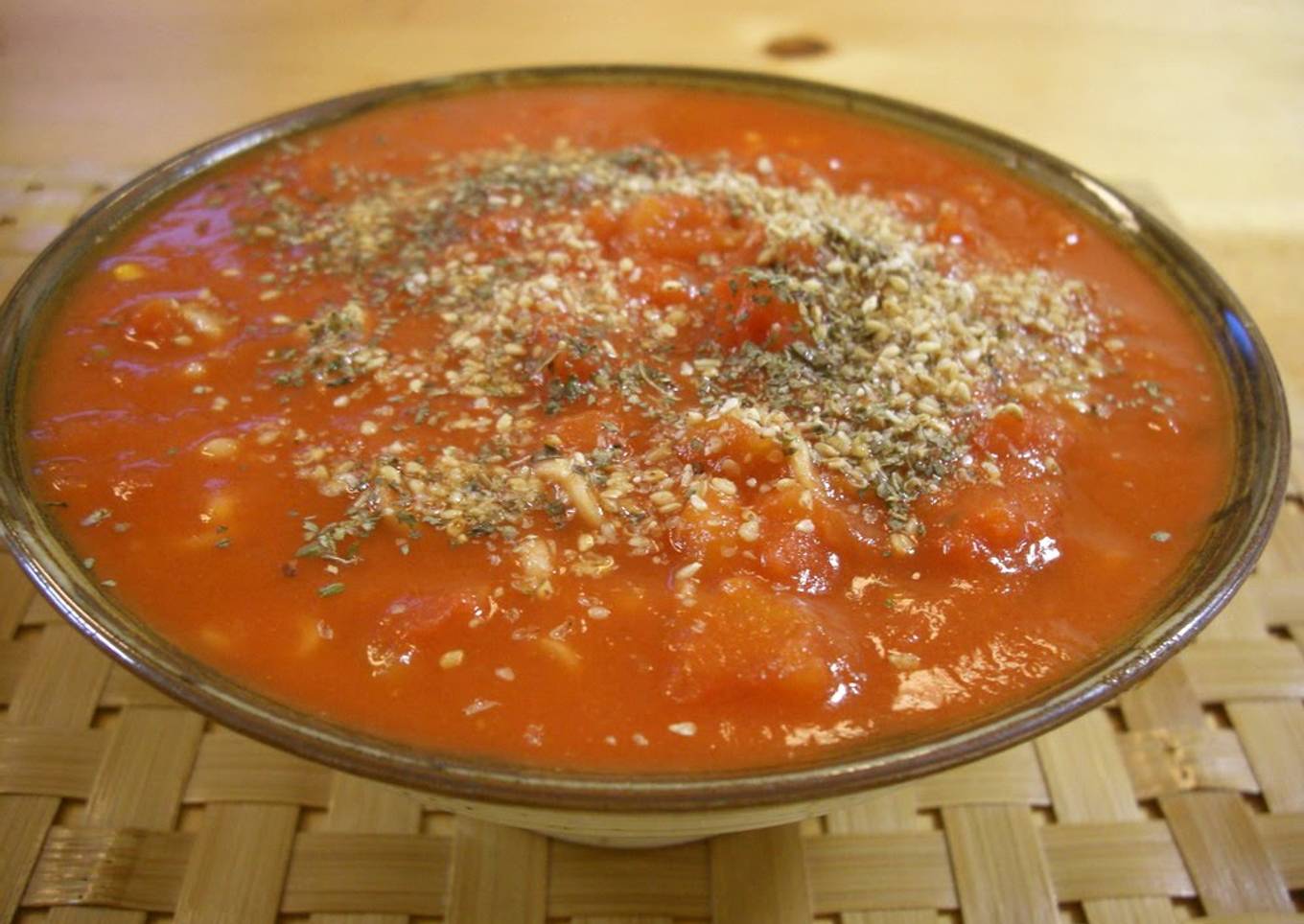 Noodles in Tomato Sauce Made with Instant Ramen