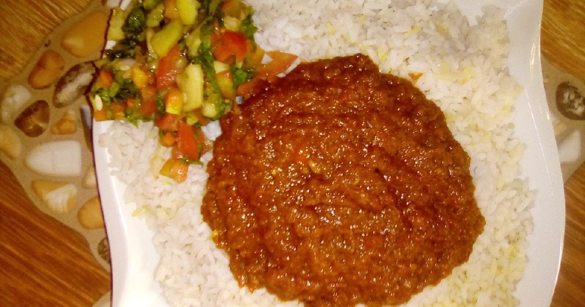 Stew Rice Rice And Stew Recipe by timas Delight - Cookpad