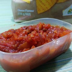 A picture of Salsa for nachos.