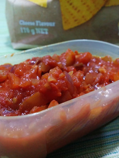 A picture of Salsa for nachos.