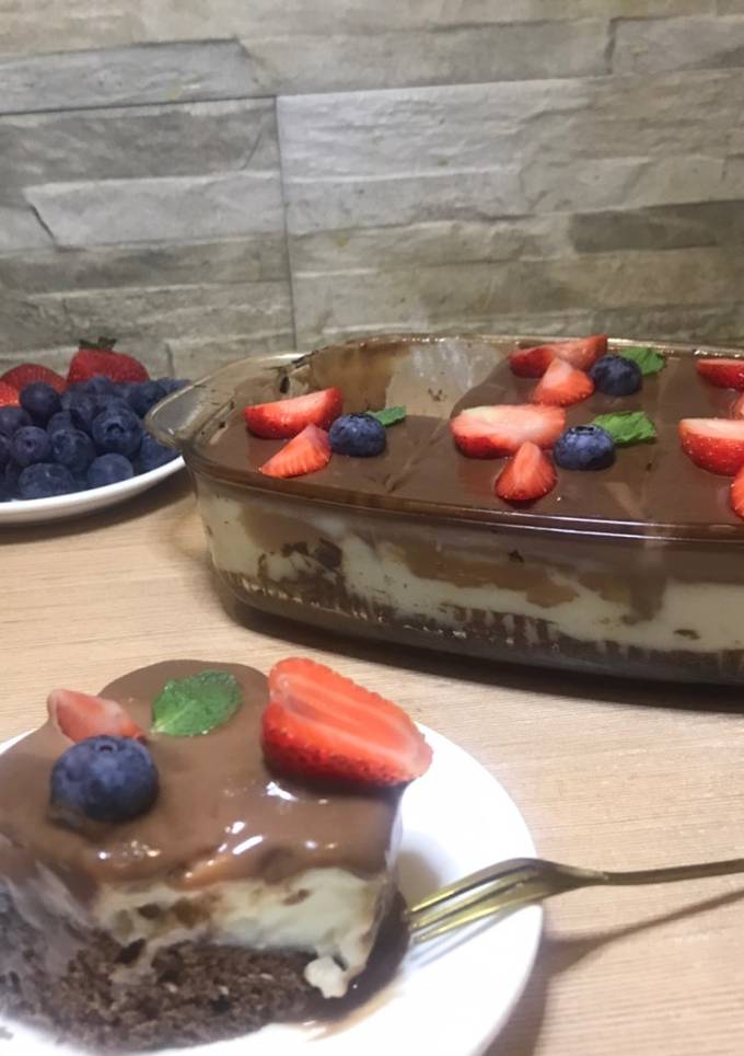 Турецький десерт Muhallebili Islak Kek🍓