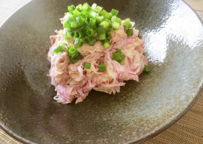 Colorful and Refreshing Red Onion Salad