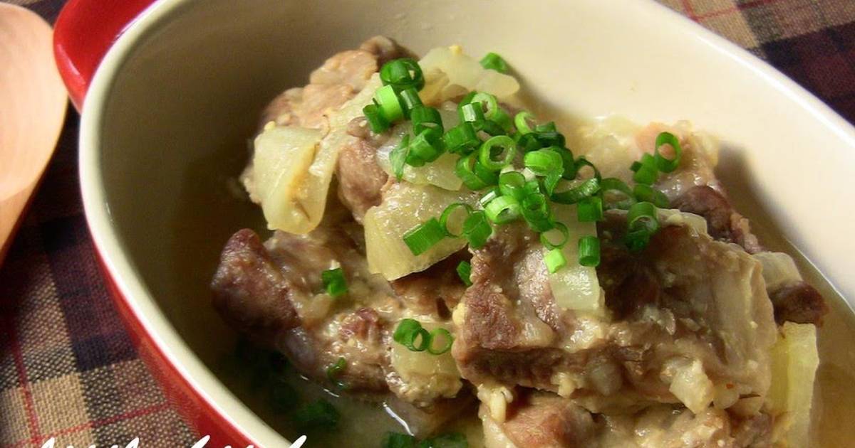 Pork Cartilage Simmered In Miso Recipe by cookpad.japan Cookpad