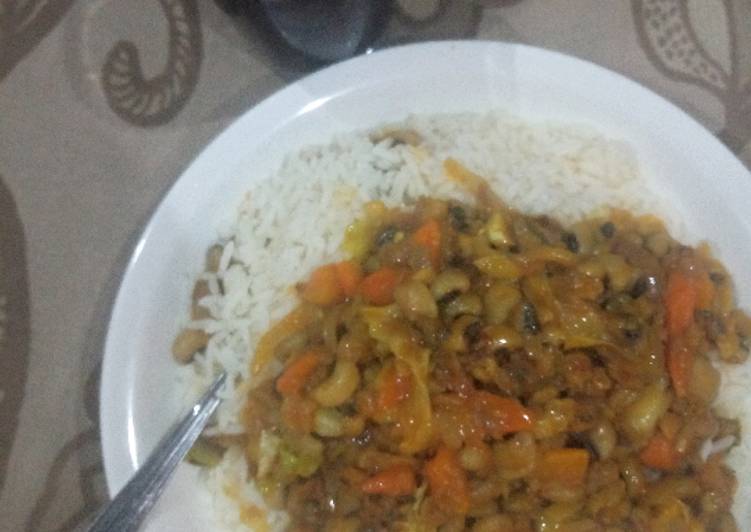 Recipe: Yummy Rice &amp; Beans sauce This is Secret Recipe  From My Kitchen !!