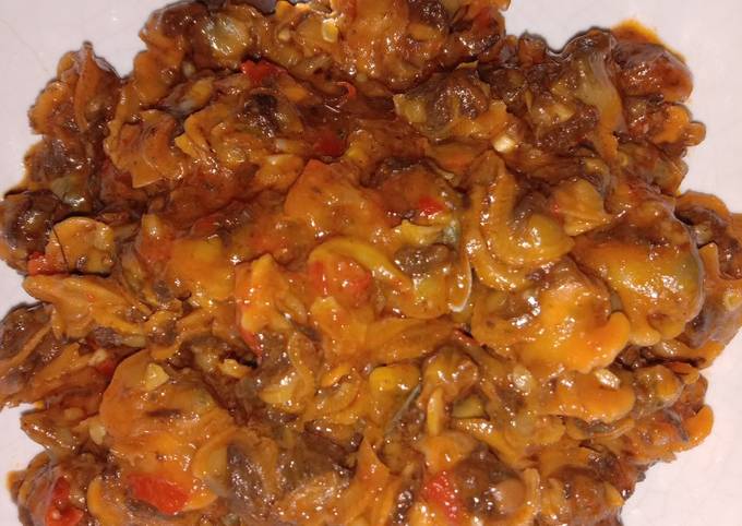Resep Kerang saus padang Anti Gagal
