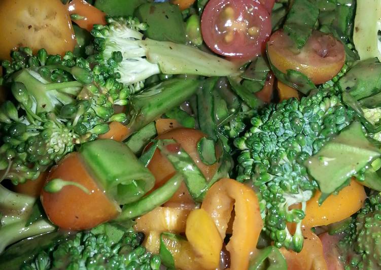Recipe of Appetizing Fresh vegetable salad