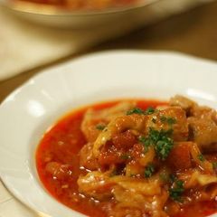 A picture of Italian Chicken in Tomato Sauce.