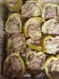 Exquisite Kuisines philly Cheese stuffed peppers