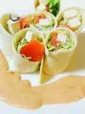 Smoked Salmon and Cream Cheese Wraps