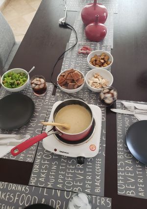 Una foto de Fondue de Queso