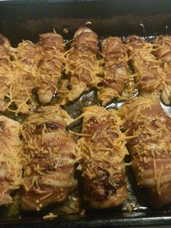 A picture of Bacon ranch chicken.