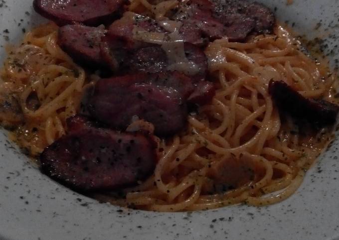 Steps to Make Jamie Oliver Duck Breast Spaghetti