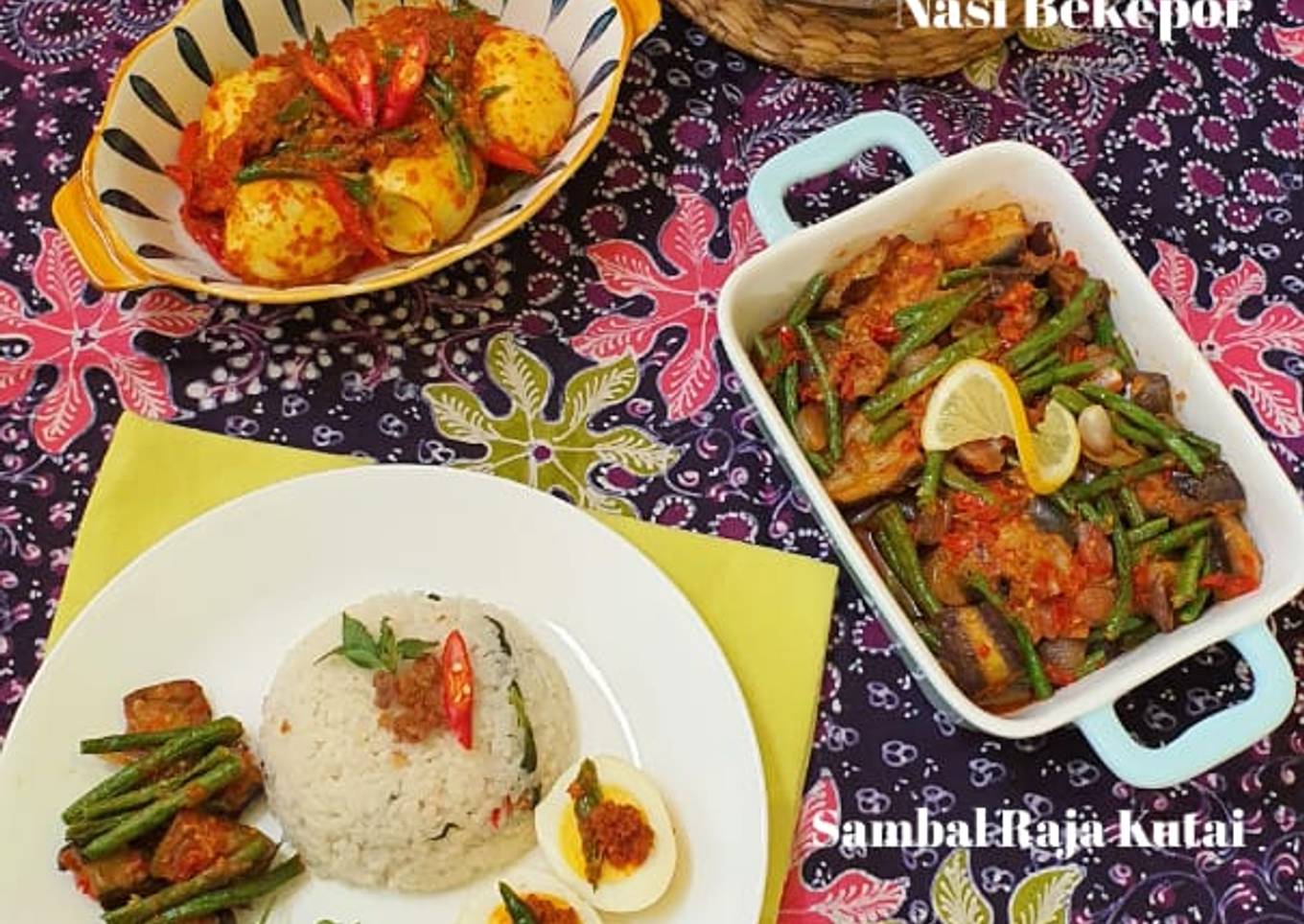 Nasi Bekepor Dan Acar Tigu Khas Kalimantan Timur