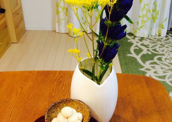 Simple Way to Make Favorite Dumplings with Shiratama Glutinous Rice Flour &amp; Tofu for the Moon Gazing Festival