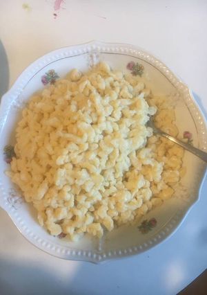 Une photo de Spätzle