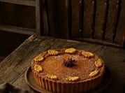 Una foto di castagne al rum