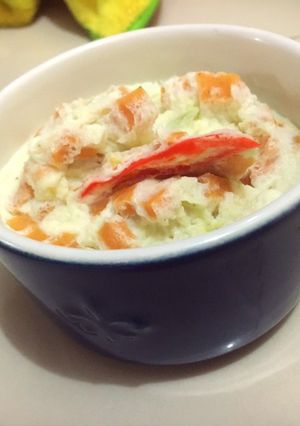 Foto resep Tim putih telur isi sosis ayam dan kornet ayam 👌🏻